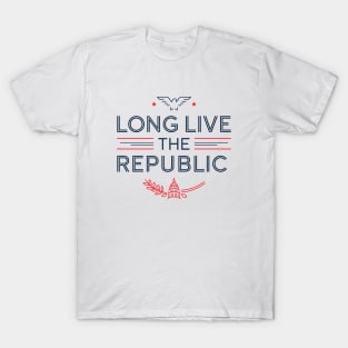 Long Live the Republic - This design is the perfect gift for patriots, history enthusiasts, veterans, and freedom lovers who value democracy, resilience, and the enduring spirit of the republic. T-Shirt